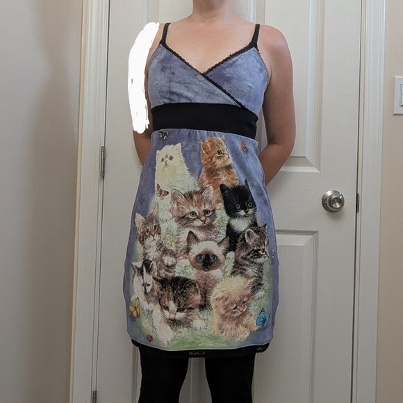 Custom Made Kitten Dress - Like New - Picture 1 of 4